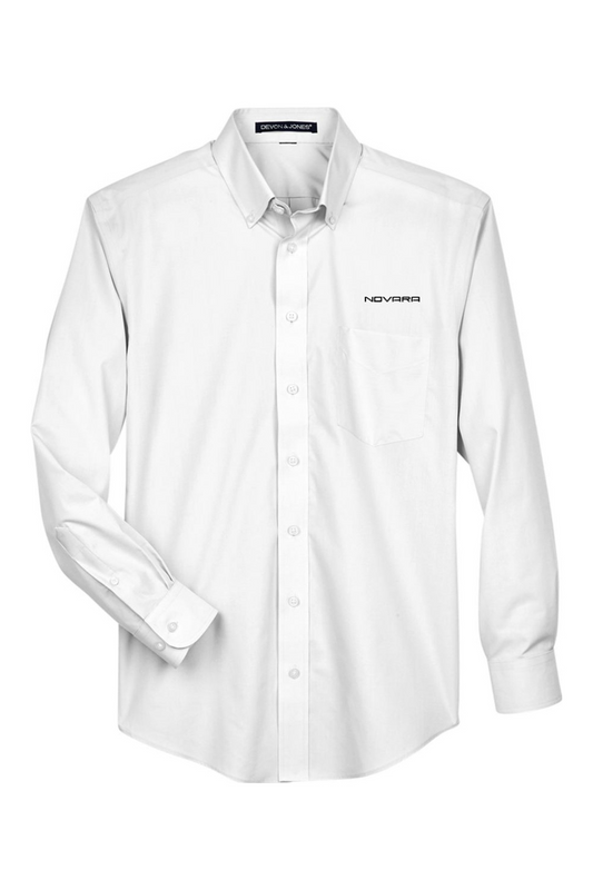 Devon & Jones Men's Tall Crown Collection® Broadcloth Woven Dress Shirt