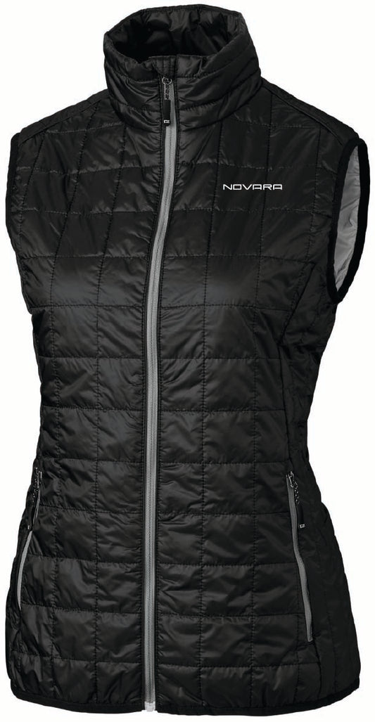 Cutter & Buck Rainier PrimaLoft ® Womens Eco Insulated Full Zip Puffer Vest