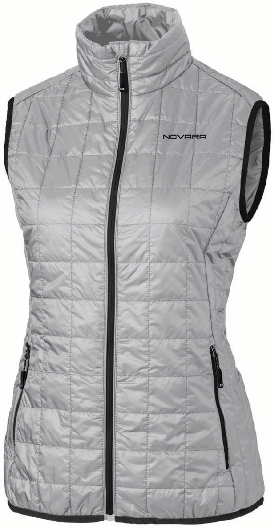 Cutter & Buck Rainier PrimaLoft ® Womens Eco Insulated Full Zip Puffer Vest