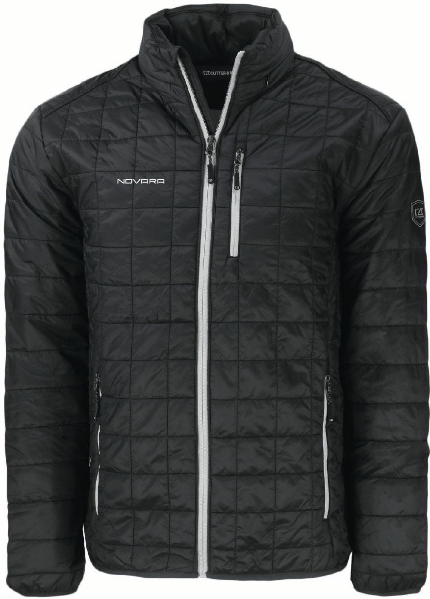 Cutter & Buck Rainier PrimaLoft Mens Eco Insulated Full Zip Puffer Jacket