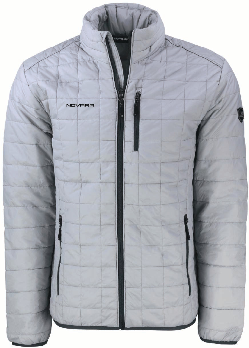 Cutter & Buck Rainier PrimaLoft Mens Eco Insulated Full Zip Puffer Jacket