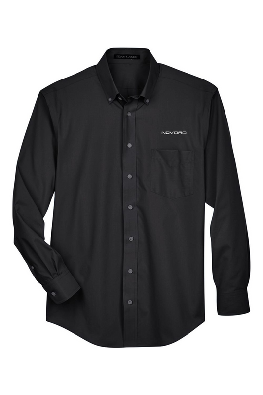 Devon & Jones Men's Tall Crown Collection® Broadcloth Woven Dress Shirt