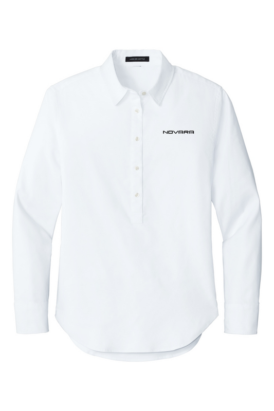 Mercer+Mettle Women's Long Sleeve Modern Oxford Shirt