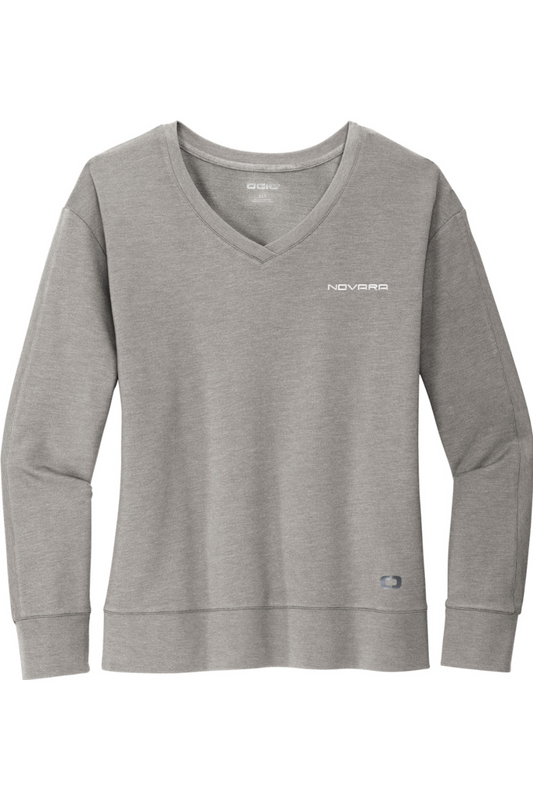 OGIO Ladies Luuma Flex Long Sleeve V-Neck